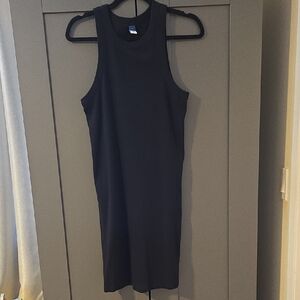 Old Navy Black Midi Dress